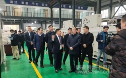 湖南省常德市市委書記、市長等領導蒞臨湖南省耐美特智能烘干工業設備有限公司視察指導工作